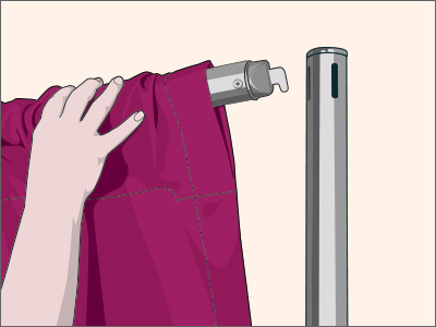 Pipe and Drape Setup Step 4