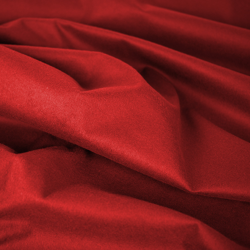 Cardinal Valdosta Velour for event drapery or pipe and drape backdrops